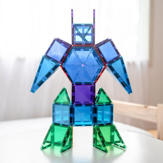 Connetix Magnetic Tiles 212 Piece Rainbow Mega Pack