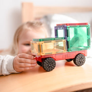 Connetix Magnetic Tiles 24 Piece Rainbow Motion Pack