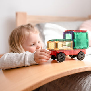 Connetix Magnetic Tiles 24 Piece Rainbow Motion Pack