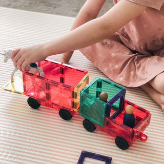 Connetix Magnetic Tiles 24 Piece Rainbow Motion Pack