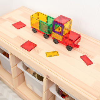 Connetix Magnetic Tiles 24 Piece Rainbow Motion Pack