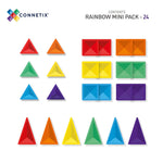 Connetix Tiles - 24 Piece Rainbow Mini Pack