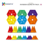 Connetix Tiles - 30 Piece Rainbow Geometry Pack