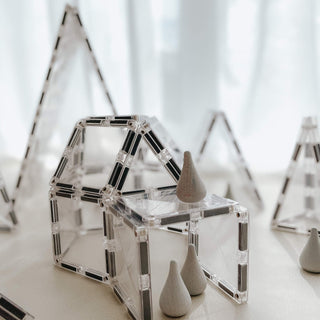 Connetix Magnetic Tiles 34 Piece Clear Starter Pack