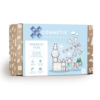 Connetix Magnetic Tiles 34 Piece Clear Starter Pack