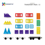 Connetix Tiles - 50 Piece Rainbow Transport Pack