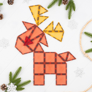 CONNETIX Magnetic Tiles 25 Piece Christmas Reindeer Pack