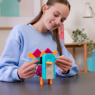 CONNETIX Magnetic Tiles 30 Piece Pro Build-It Animals