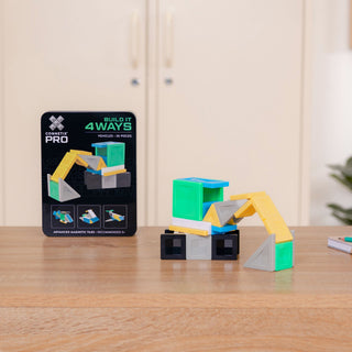 CONNETIX Magnetic Tiles 30 Piece Pro Build-It Vehicles Set