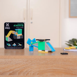 CONNETIX Magnetic Tiles 30 Piece Pro Build-It Vehicles Set