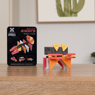 CONNETIX Magnetic Tiles 36 Piece Pro Build-It Creatures Set