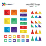 Connetix Tiles - 60 Piece Rainbow Starter Pack