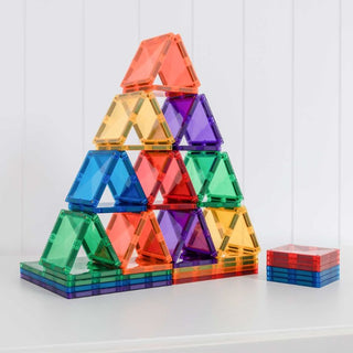 Connetix Magnetic Tiles 42 Piece Rainbow Square Pack