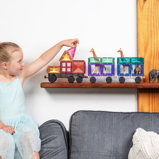 Connetix Magnetic Tiles 50 Piece Pastel Transport Pack