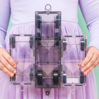 Connetix Magnetic Tiles 50 Piece Pastel Transport Pack