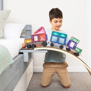 Connetix Magnetic Tiles 50 Piece Pastel Transport Pack