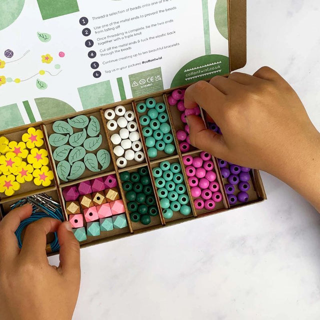 Cotton Twist Bracelet Making Kit - Woodland