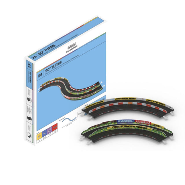 Candylab Roadworks 90 Turn Track Expansion 2-Pack