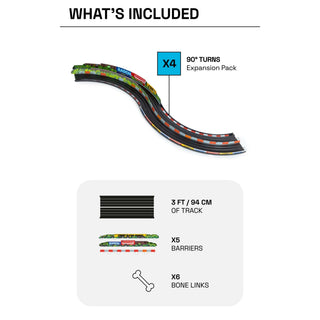 Candylab Roadworks 90 Turn Track Expansion 2-Pack