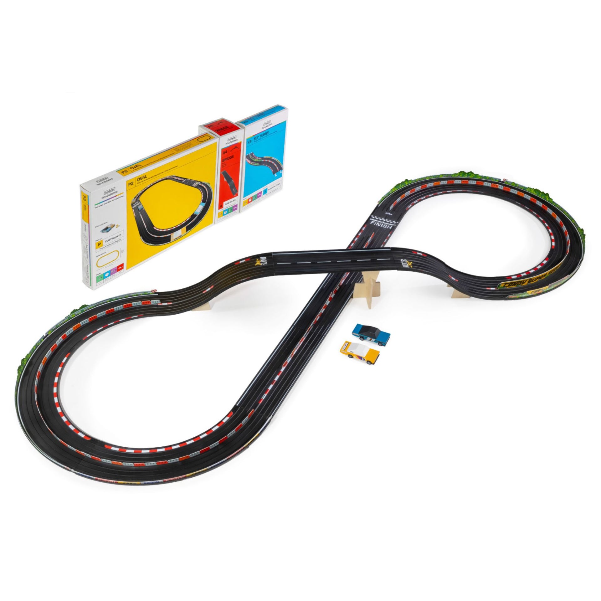 Candylab Roadworks Figure of 8 Playset Bundle