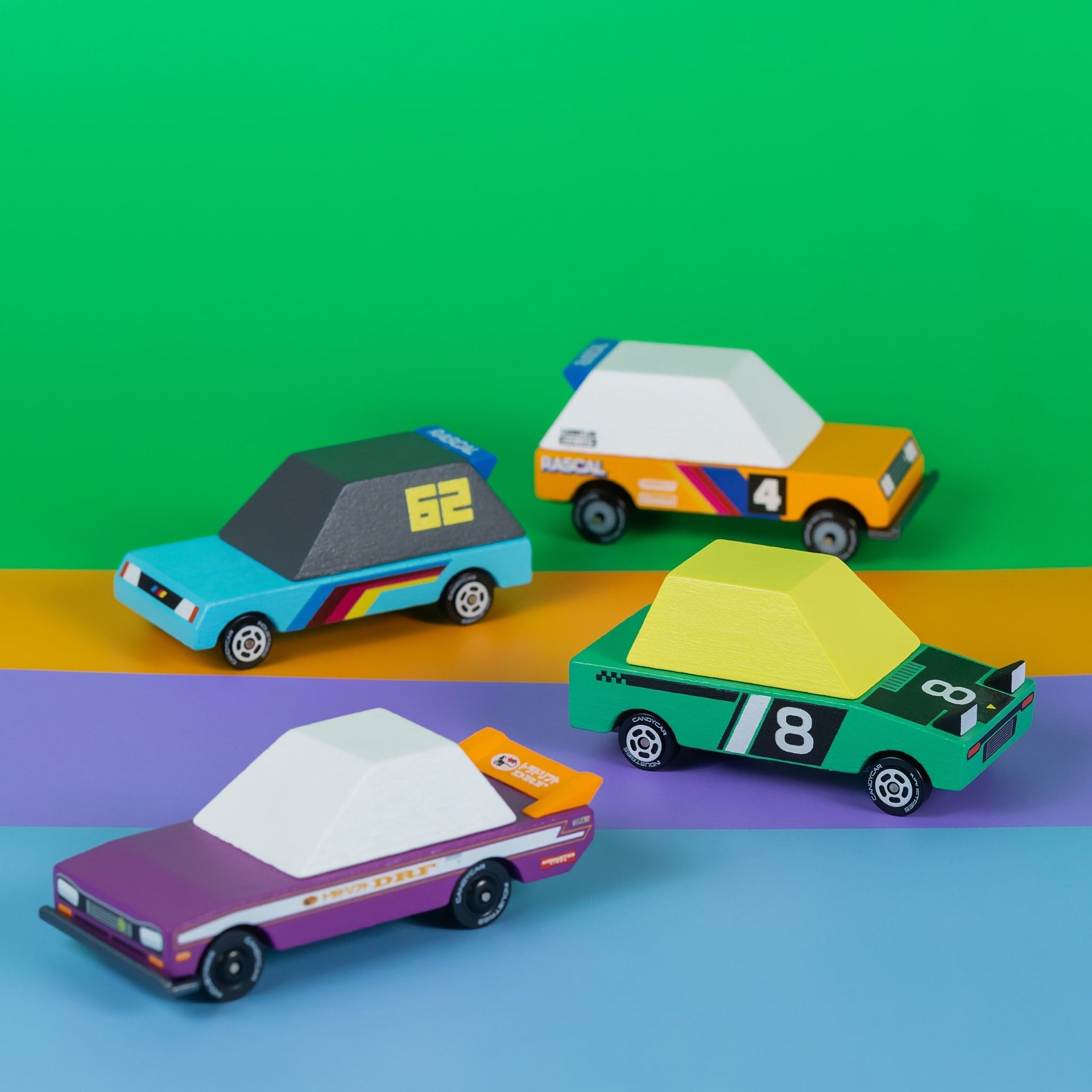 Candylab Toon Race Car - Tokyo Heat 4-pack