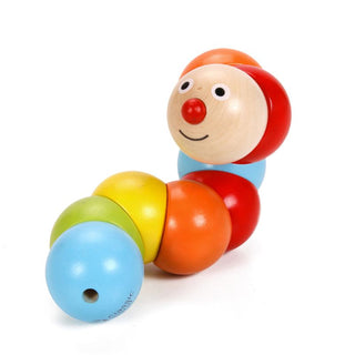 Classic World Wooden Caterpillar Rainbow