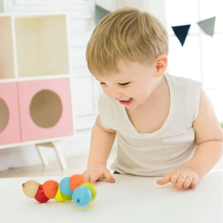 Classic World Wooden Caterpillar Rainbow