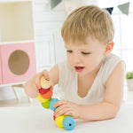 Classic World Wooden Caterpillar Rainbow