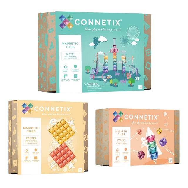 Connetix Pastel Ball Run Bundle