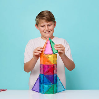 CONNETIX Magnetic Tiles Bright Starter Pack 56 pc