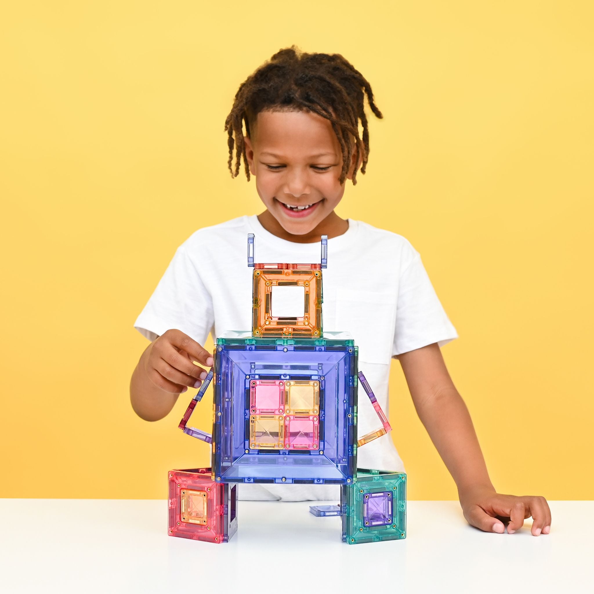 Connetix Magnetic Tiles 48 Piece Pastel Portal Pack | The Kid