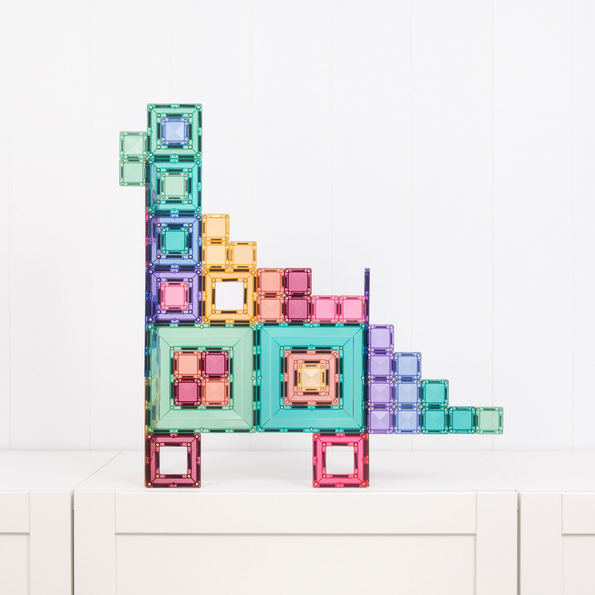 Connetix Magnetic Tiles 48 Piece Pastel Portal Pack