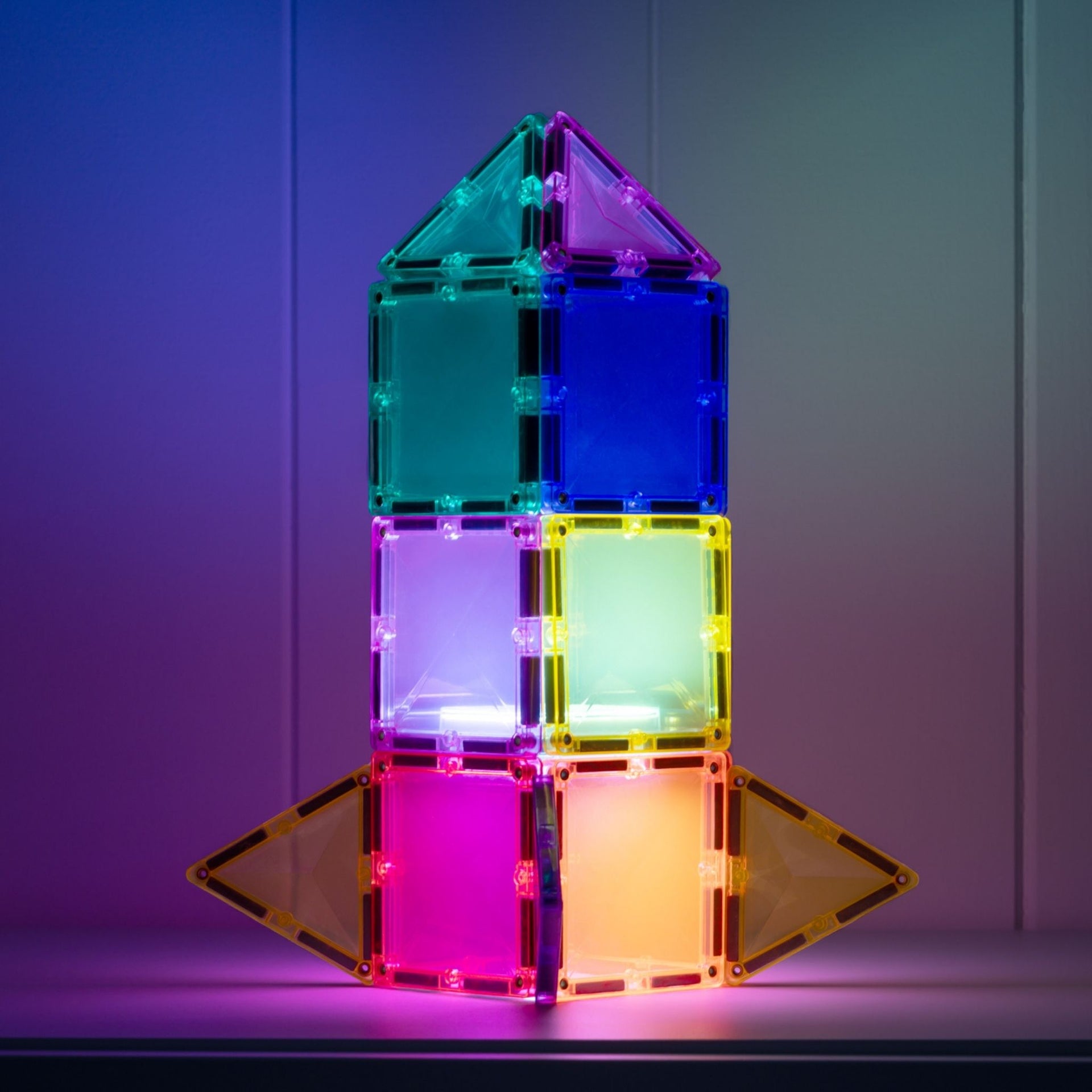 Connetix Magnetic Tiles 28 Piece Light Star Pack
