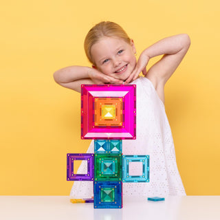 Connetix Magnetic Tiles 48 Piece Bright Portal Pack