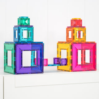 Connetix Magnetic Tiles 48 Piece Bright Portal Pack