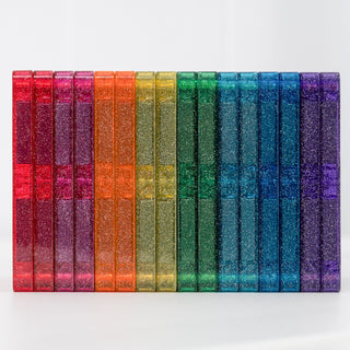 Connetix Magnetic Tiles 48 Piece Castle Glitter Pack