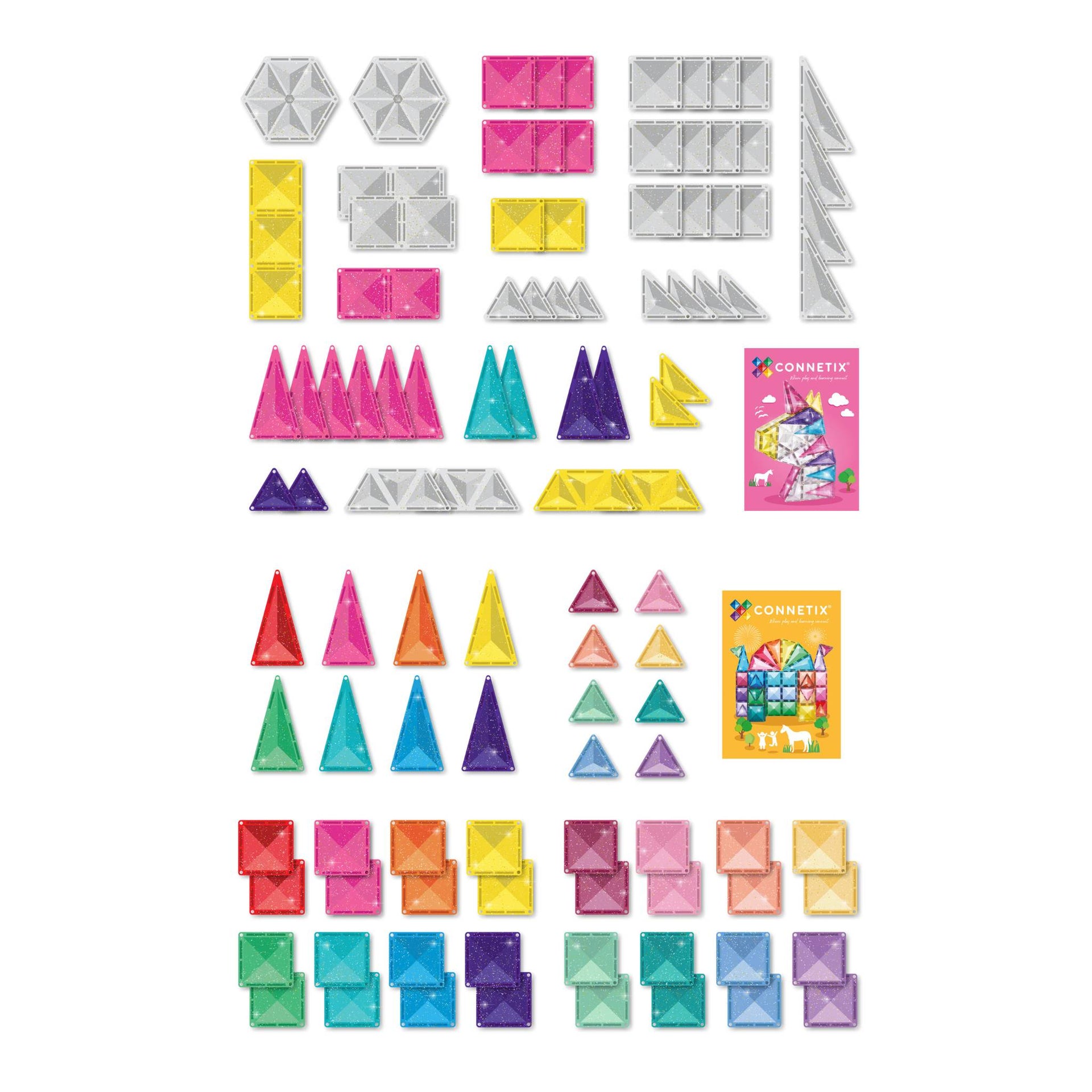 Connetix Unicorn Glitter Land