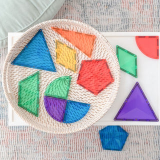 Connetix Magnetic Tiles 36 Piece Rainbow Shape Expansion Pack