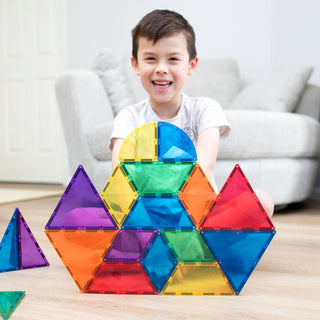 Connetix Magnetic Tiles 36 Piece Rainbow Shape Expansion Pack