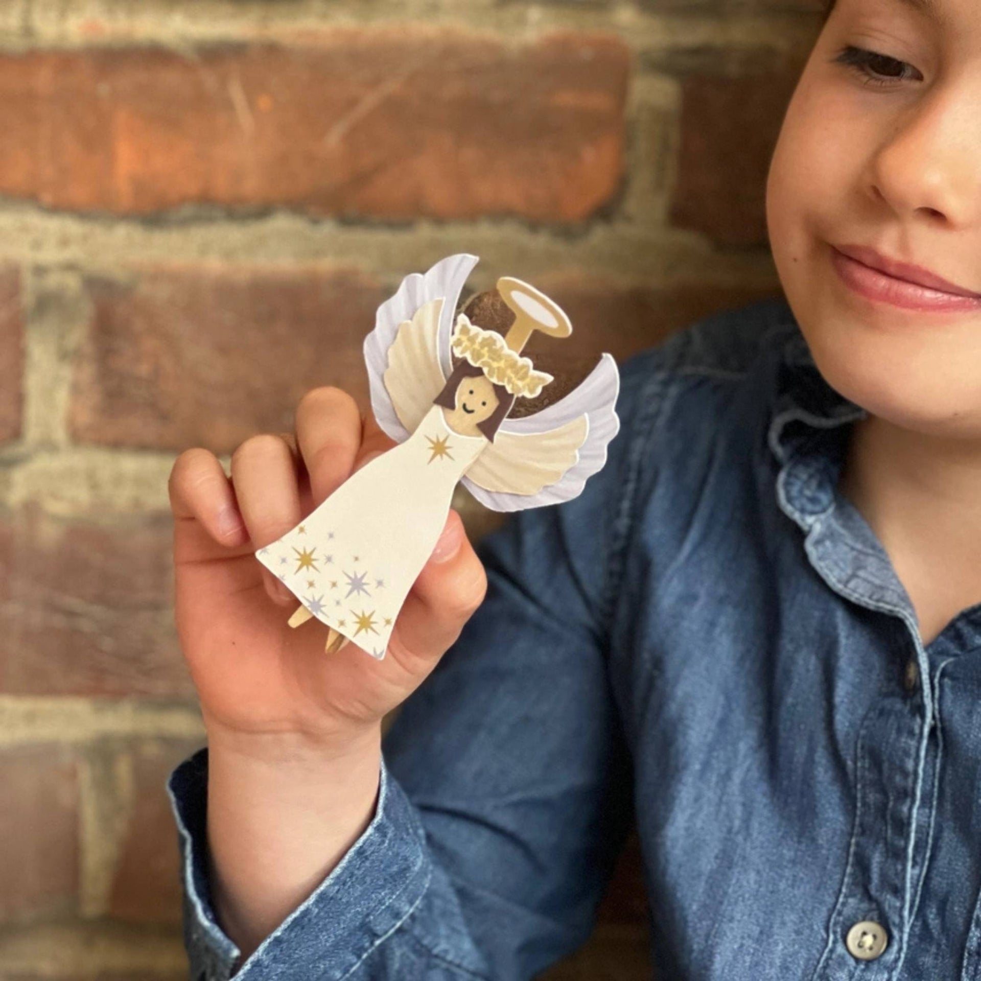 Cotton Twist Make Your Own Angel Peg Doll