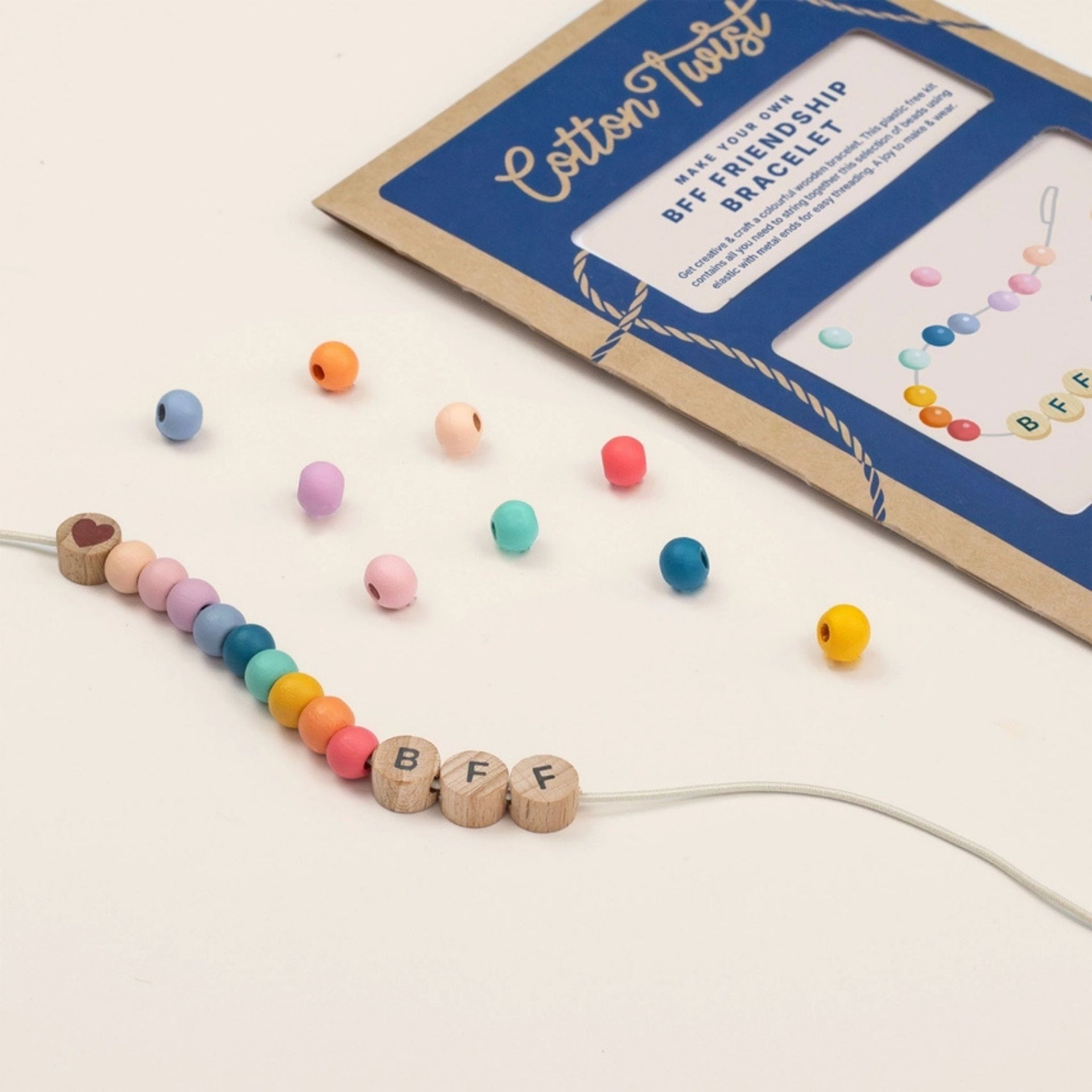 Cotton Twist Friendship Bracelet Kit - BFF