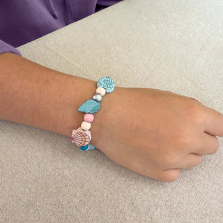 Cotton Twist Bracelet Making Kit - Seashell Treasures