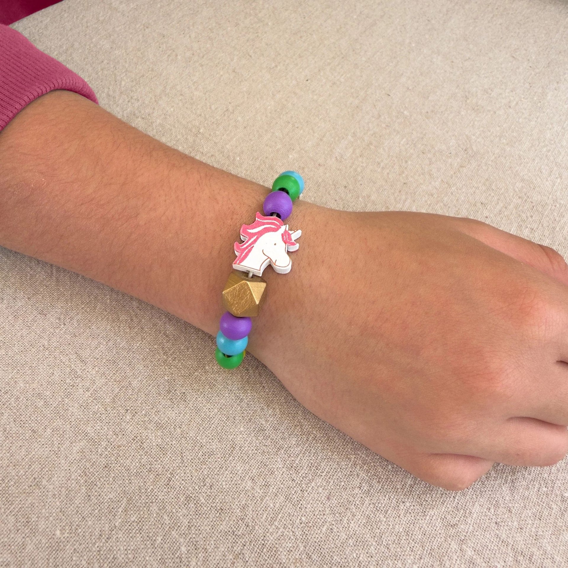 Cotton Twist Bracelet Making Kit - Unicorn Love