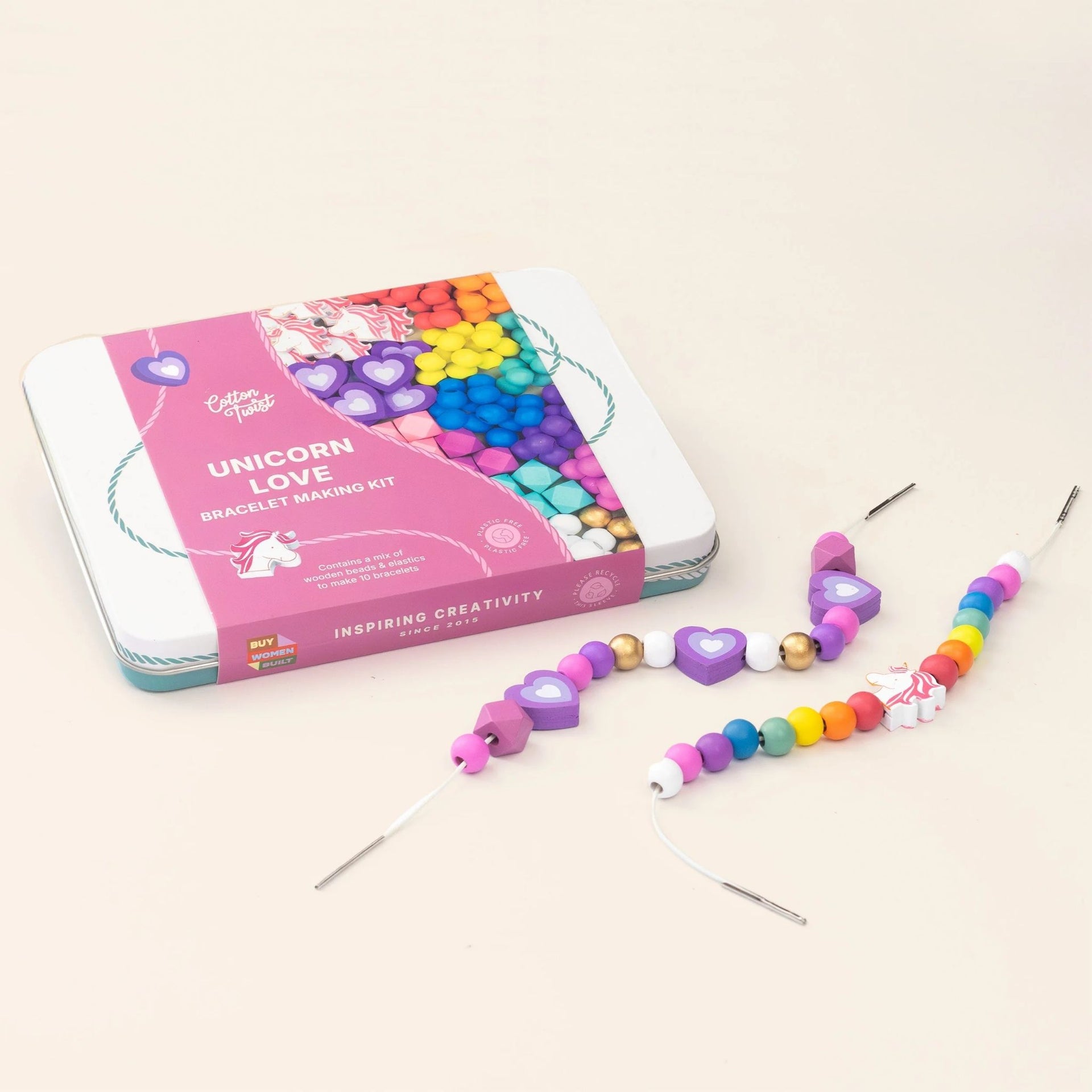 Cotton Twist Bracelet Making Kit - Unicorn Love