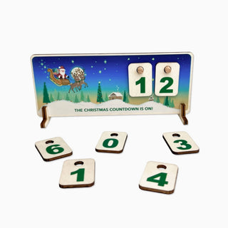 Cotton Twist Christmas Countdown Calendar Chart