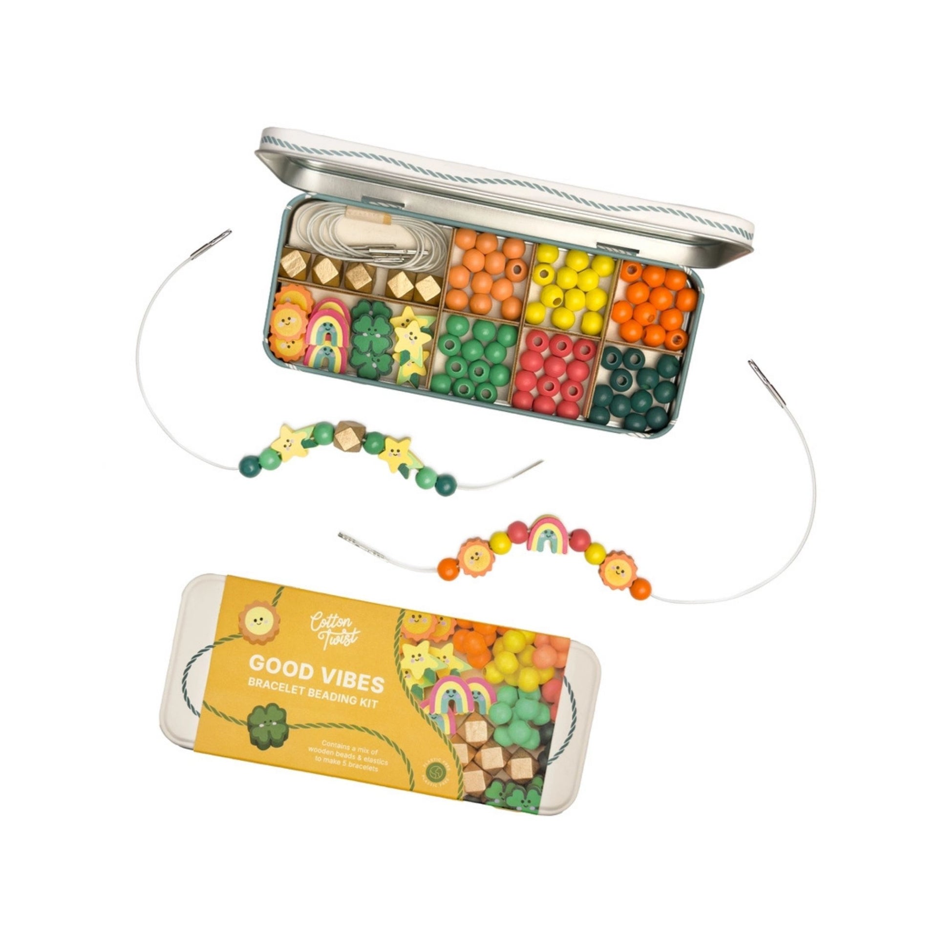Cotton Twist Good Vibes Bracelet Beading Kit
