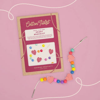 Cotton Twist Make Your Own Heart Bracelet