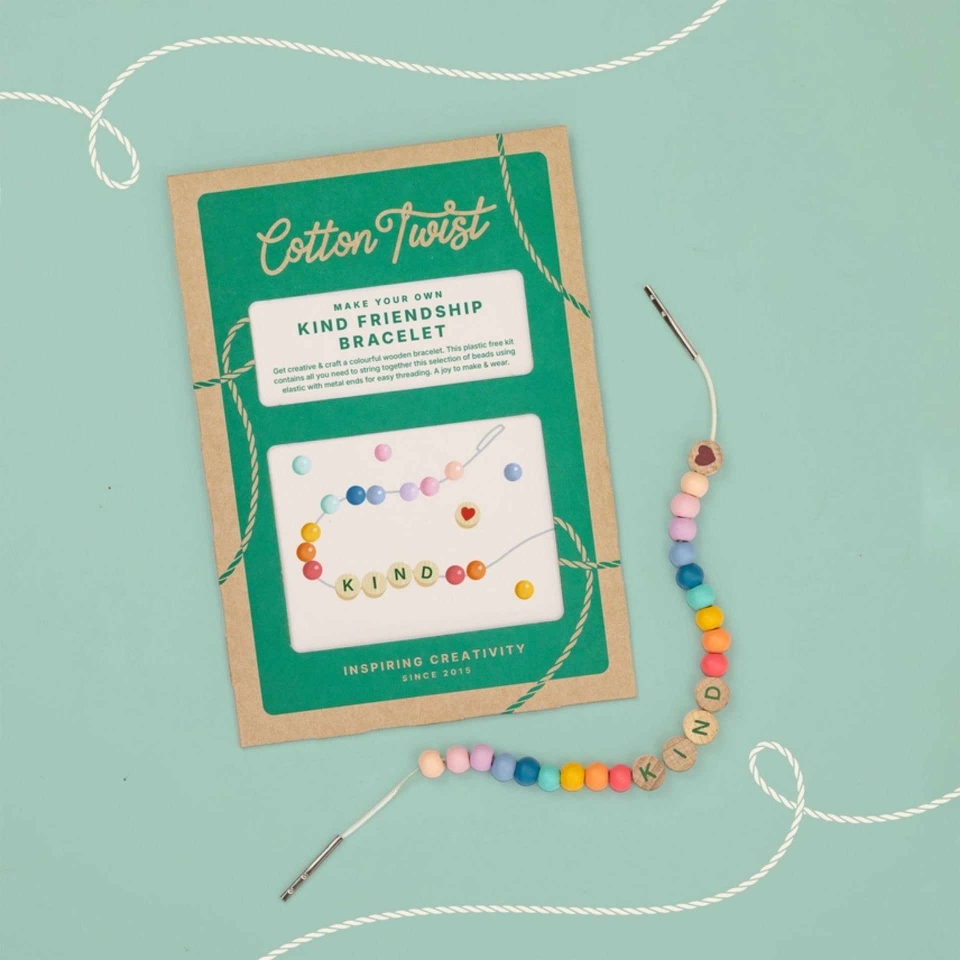 Cotton Twist Friendship Bracelet Kit - Kind