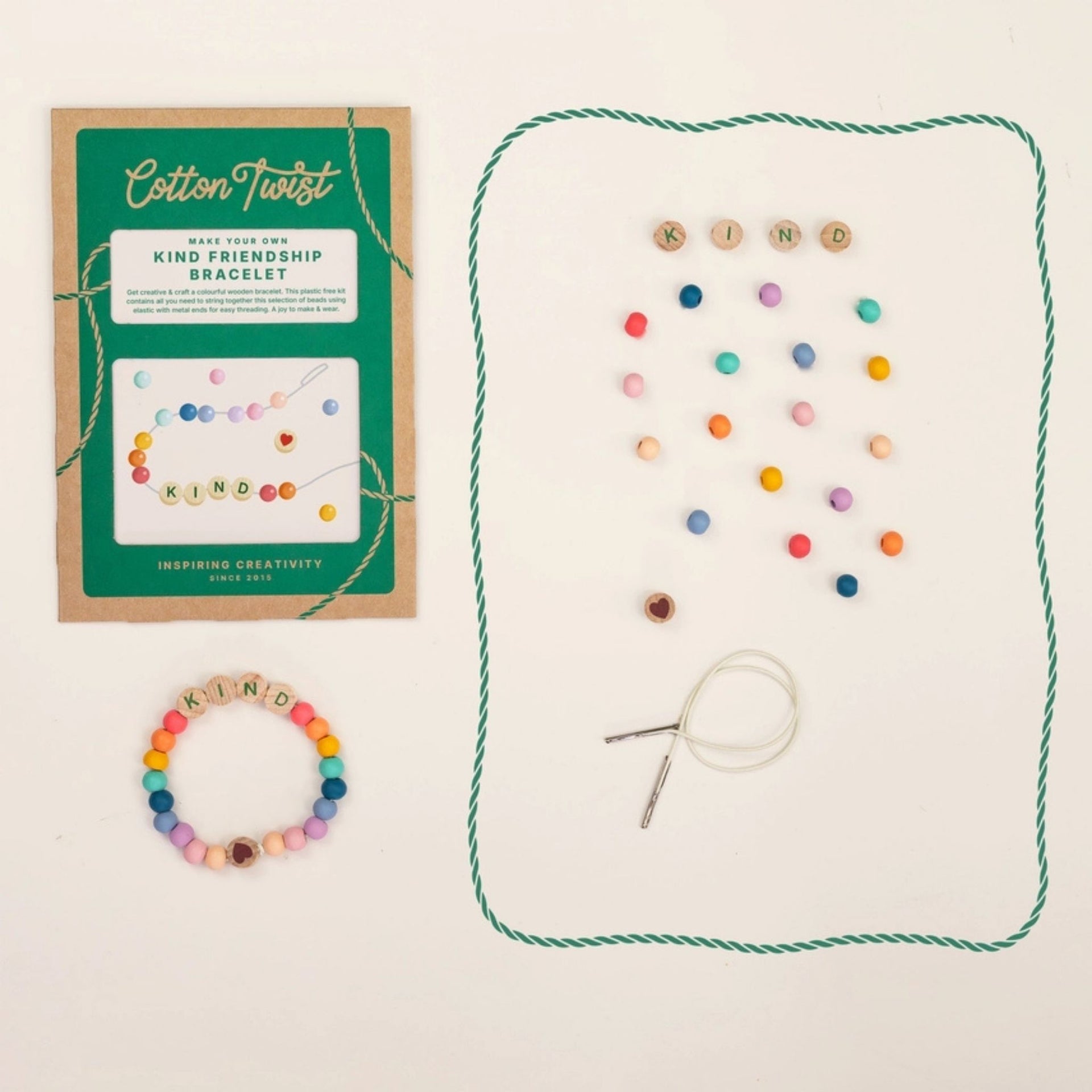 Cotton Twist Friendship Bracelet Kit - Kind