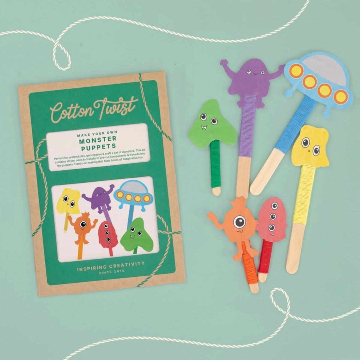 Make Your Own Monster Space Puppets